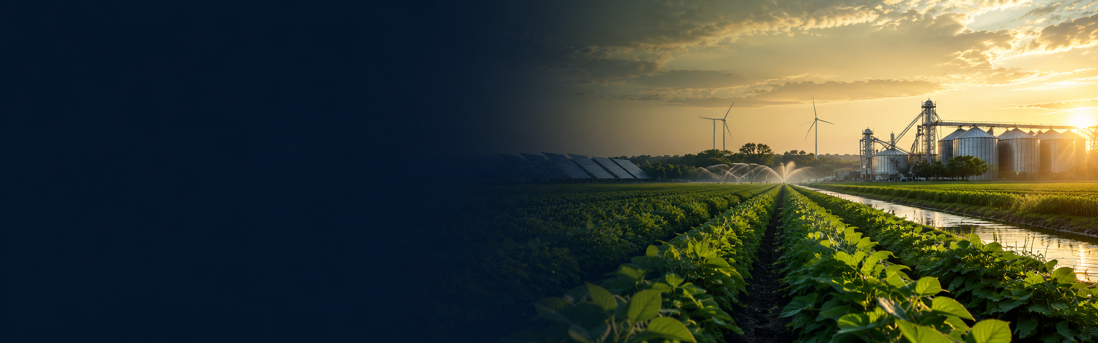 Sustainable agricultural landscape